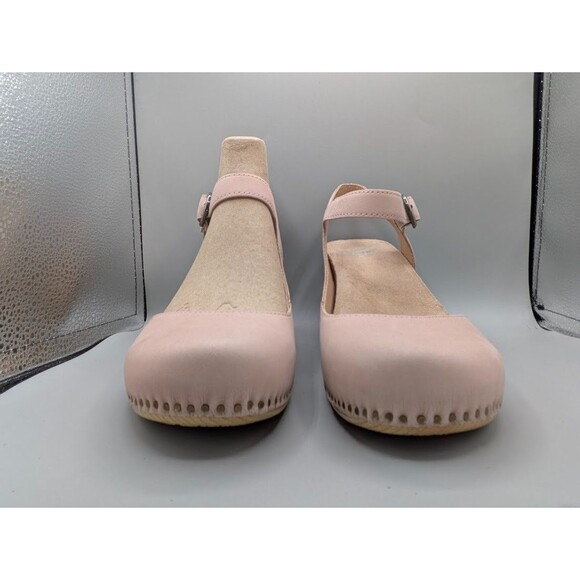 Dansko Taytum Milled Nubuck Heeled Sandals Blush Size EU40/US 9.5 - Picture 3 of 10